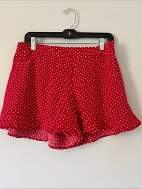 FAVLUX Red Polka Dot Skort